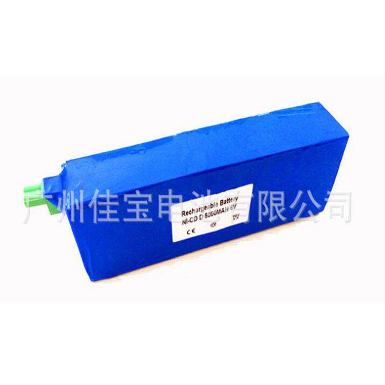 厂家直销镍镉电池 1号大电池 6V电池组 NI-CD D5000MAH 备用电源