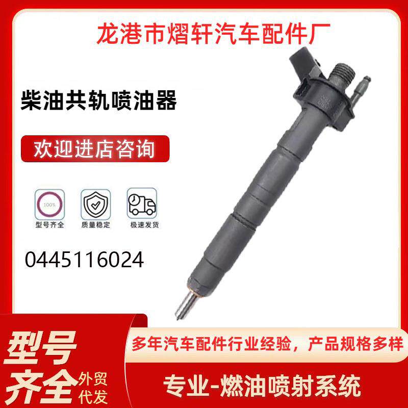 0445116024柴油共轨喷油器0986435394喷油嘴适用于BMW3系