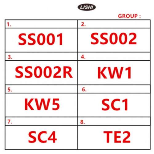 李氏塑料盒五金二合一款 KW1 KW5-L SC1 SC4 AM5 KW15 SSOO1 SSOO