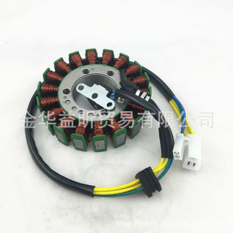 104mm 18极磁电机线圈雅马哈金浪250 LH300 400CC林海磁线圈定子