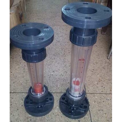 法兰式塑料管转子流量计LZB-65S,DN65法兰连接塑料管流量计