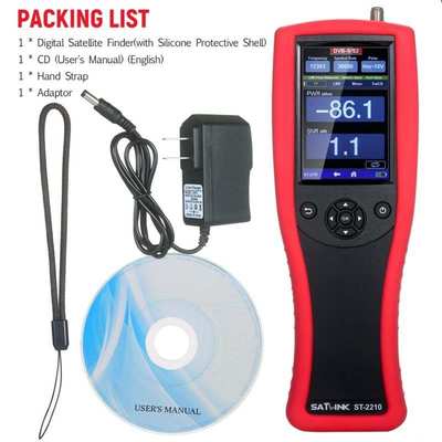 SATLINK ST-2210 DVB-S2 satellite finder 3.95inch手执型寻星仪