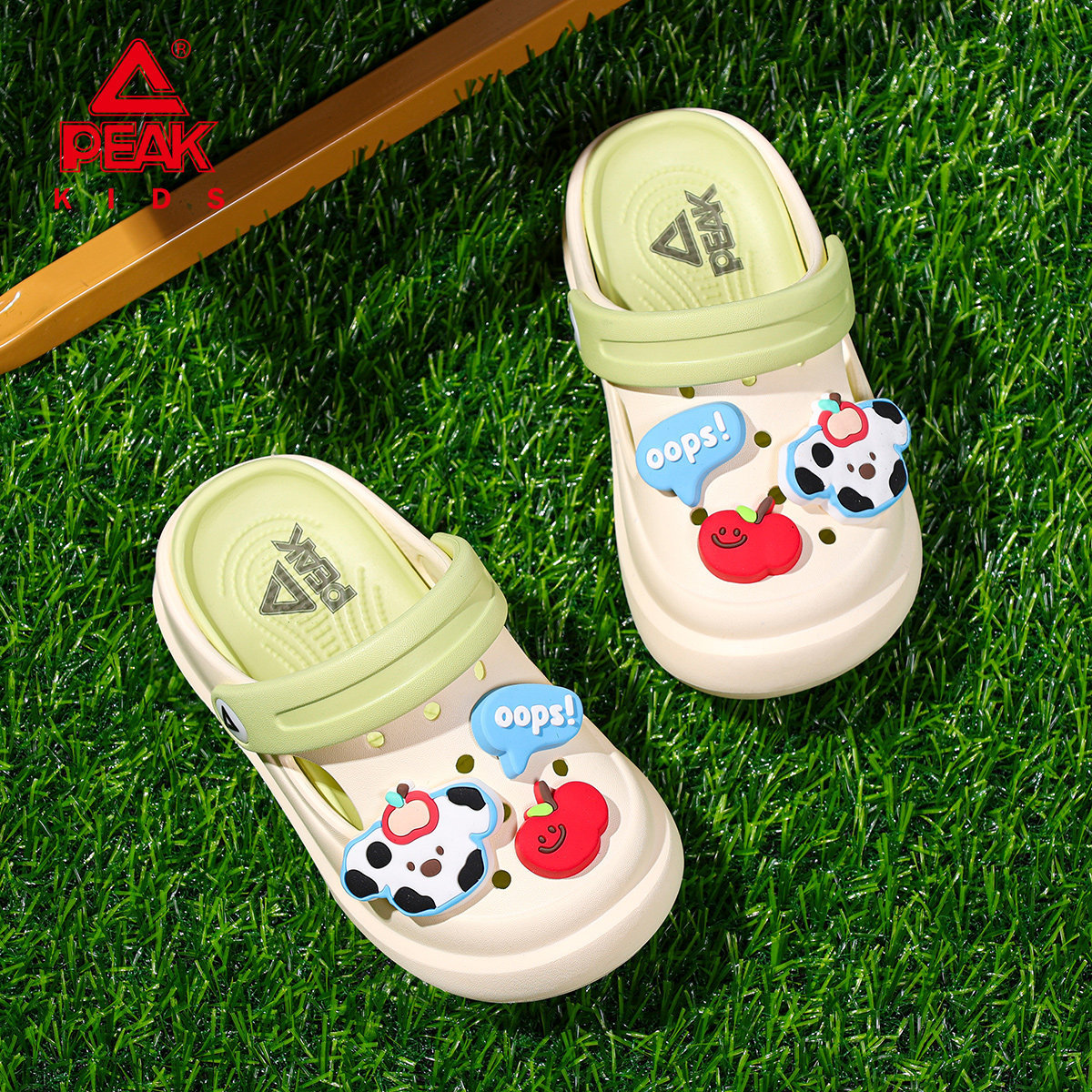 匹克儿童洞洞鞋夏季女童户外软底沙滩鞋2026新款男孩防滑拖鞋大童