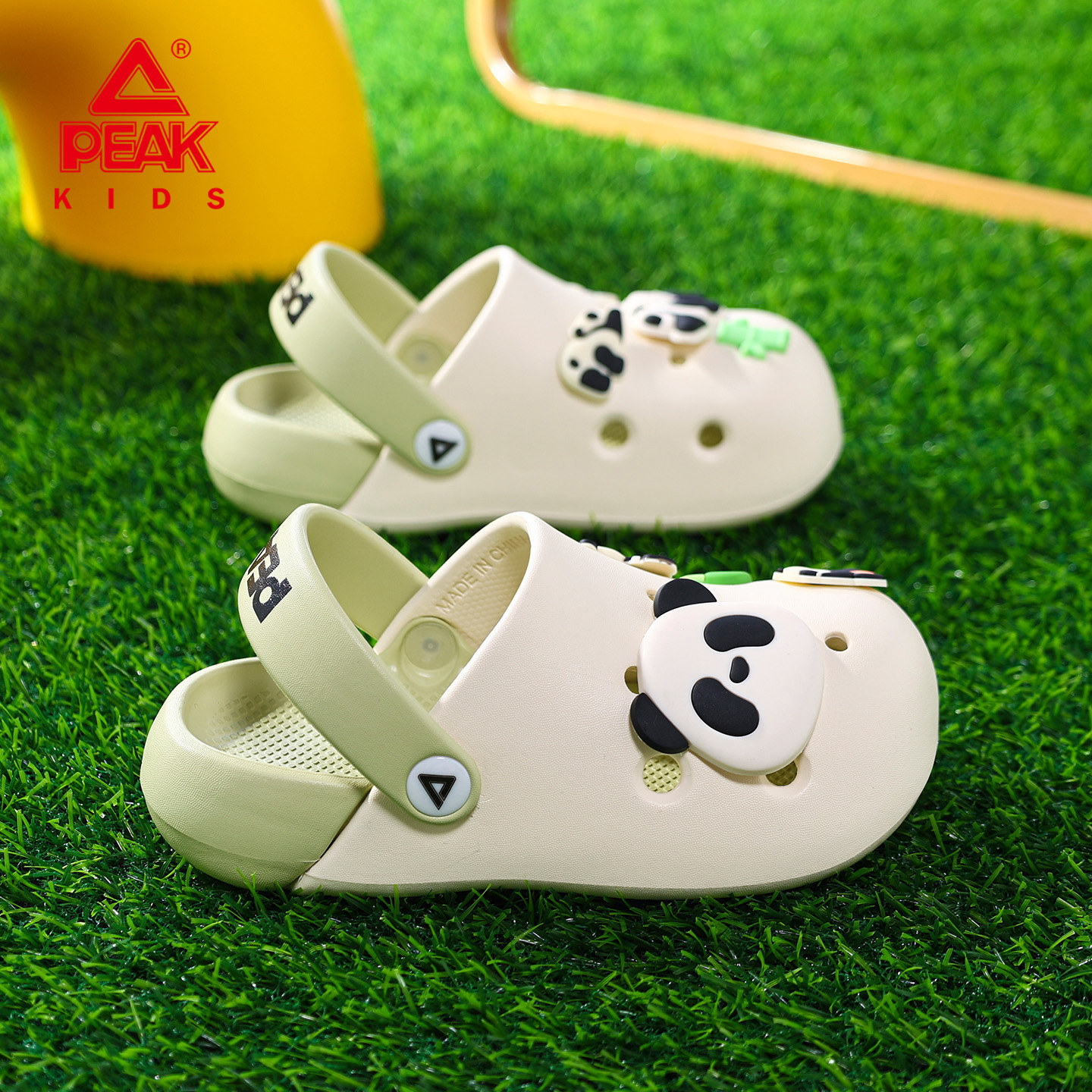 匹克熊猫拖鞋夏季新款儿童洞洞鞋男孩外穿防滑软底凉鞋2026女童