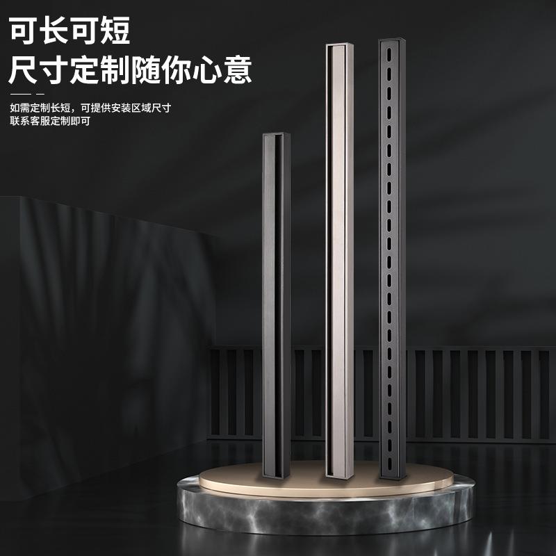 丽雅极窄线型线性长条地漏淋浴房隔断档水条304不锈钢防臭地漏