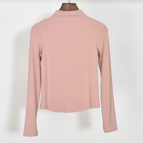 秋冬半高领舞蹈服女长袖跳舞上衣舞练功服古典舞服装形体服