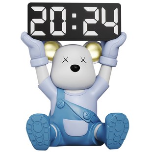 网红创意桌面时钟小摆件电子钟摆台式 高颜值学生用 数字钟表摆放式