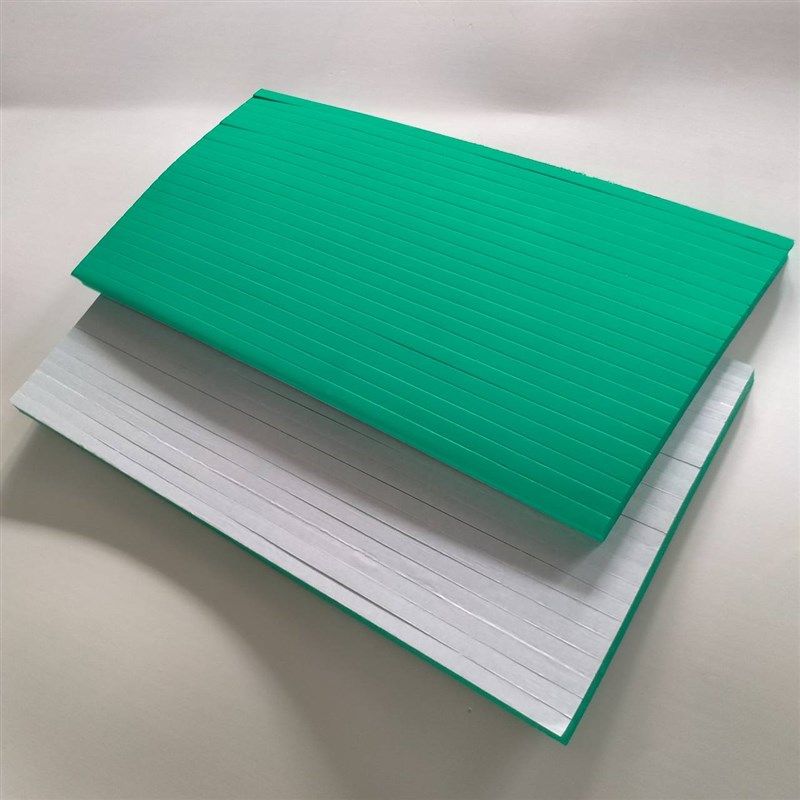 eva泡棉胶条绿色60度高弹泡绵弹力垫刀条压槽模自粘海绵  9mm12mm