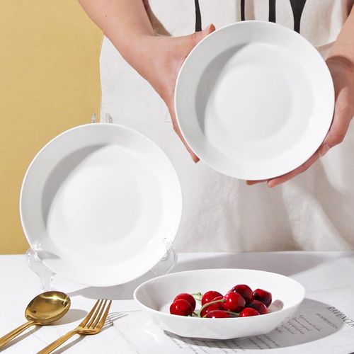 盘子菜盘家用2025新款高级感菜碟子深盘创意汤盘网红餐盘套装