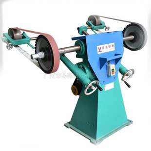 双工位砂带机伸臂砂带砂光机木工砂带机打磨机立式双头砂带机金属