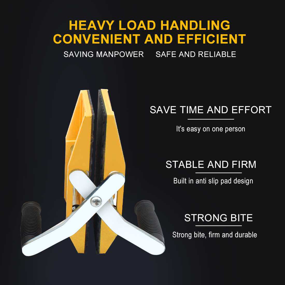 现货出口大理石石英石板省力搬运工具夹具 双手抬搬运神奇搬运夹