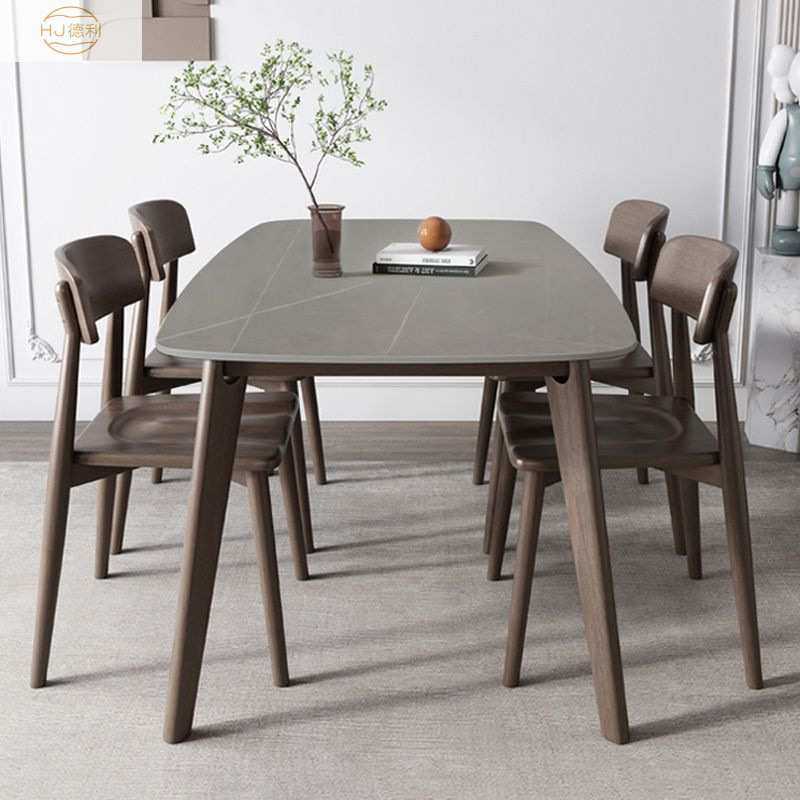 小户型家用全实木岩板餐桌椅组合餐厅简约现代实木马肚岩板餐桌椅,模玩/动漫/周边/娃圈三坑/桌游,模型制作工具/辅料耗材,淘宝优惠券,粉丝福利购,淘宝优惠卷