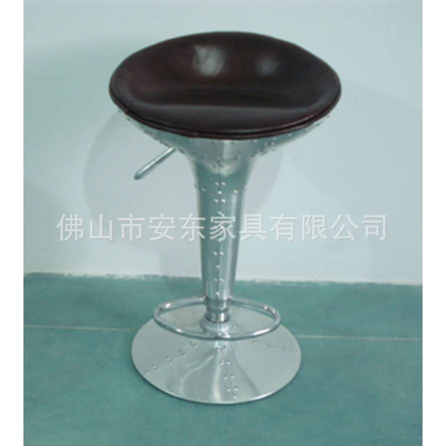 复古工业风格太空铝皮椅 铝皮吧椅 酒吧椅简约时尚创意个性椅