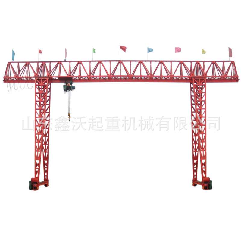 portable single girder gantry crane 1 ton price with wheels