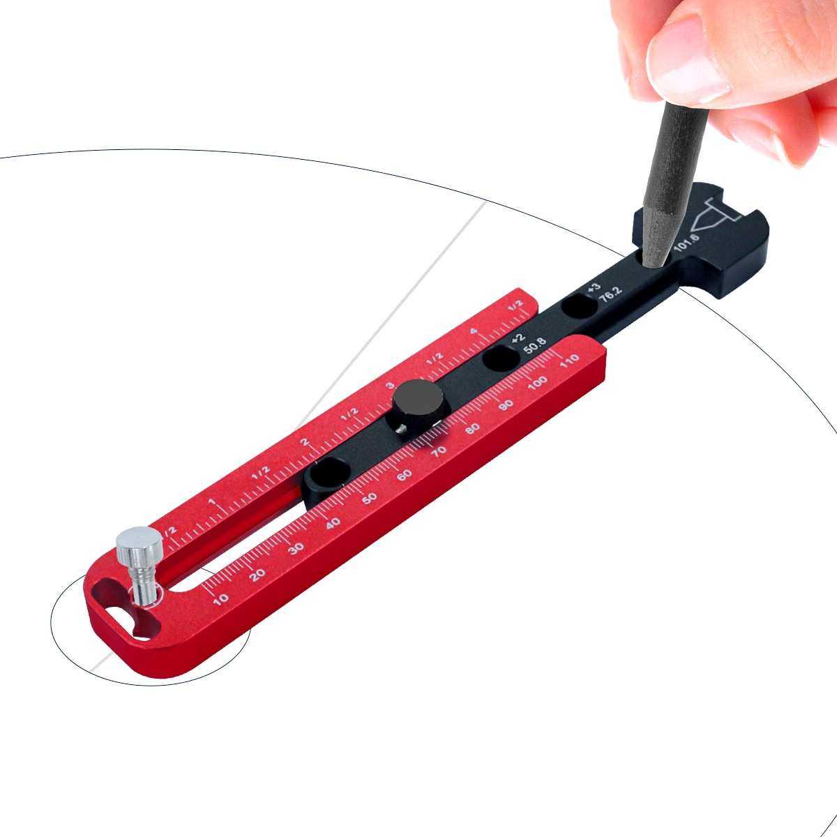 铝合金木工画圆规工程装修设计工业绘图可调节款画圆神器公英制,模玩/动漫/周边/娃圈三坑/桌游,模型制作工具/辅料耗材,淘宝优惠券,粉丝福利购,淘宝优惠卷