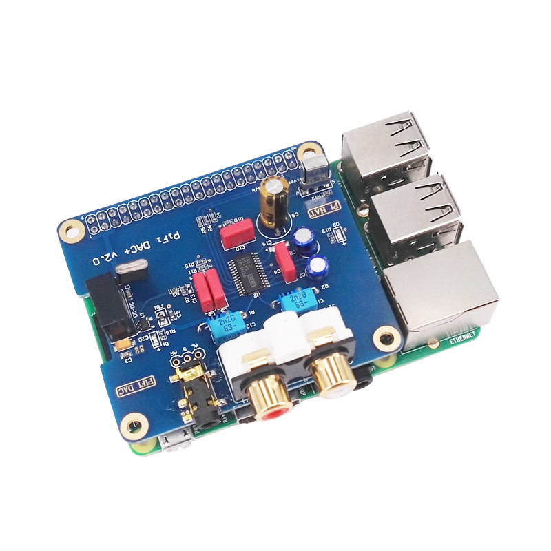 树莓派4/3B+ HIFI DAC+声卡 I2S接口 pifi DAC+ V2.0