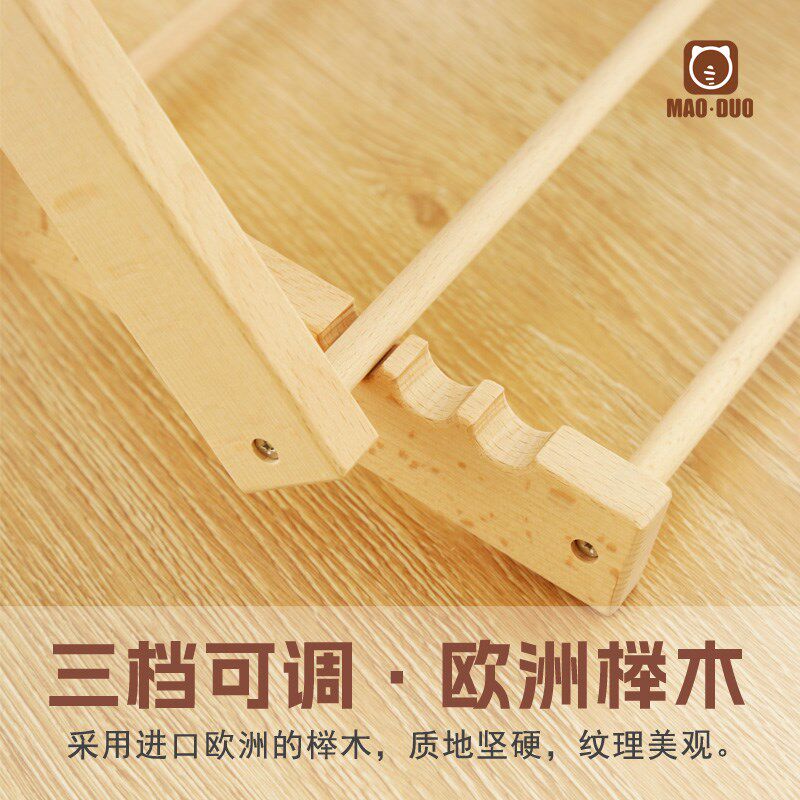 儿童画板实木折叠磁性双面多功能益智早教3-6宝宝水彩笔涂色白板