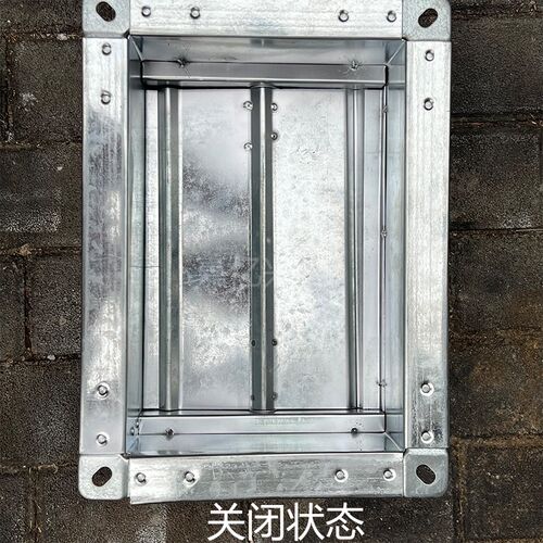 手动风量调节阀方形新风阀镀锌板调节阀对开多叶调节阀风管蝶阀