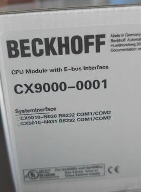倍福CX9000-0001 CX9001-0001倍福嵌入式控制器CX9010-0001