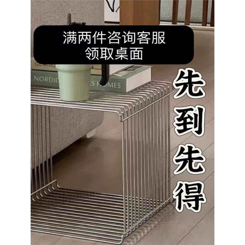 北欧轻奢简约飘窗书架艺术线条金属置物架书报架飘窗小桌现代创意