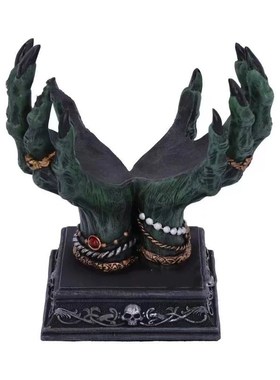 克苏鲁撒旦恶魔之手献祭者手办摆件周边家庭小众摆件水晶球手摆件