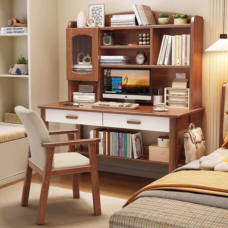 实木书桌家用中小学生写字椅桌组合卧室多功能办公电脑桌书架一体,模玩/动漫/周边/娃圈三坑/桌游,模型制作工具/辅料耗材,淘宝优惠券,粉丝福利购,淘宝优惠卷