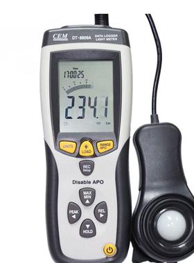 原装CEM华盛昌DT-8808专业照度计亮度测量仪DT-8809A高精度光亮计