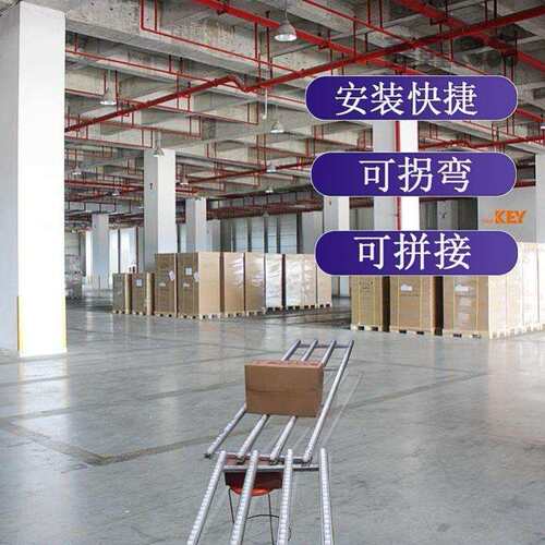 卸货神器无动力流利条轨道搬运携带轻便拐弯延长下货卸车滑梯