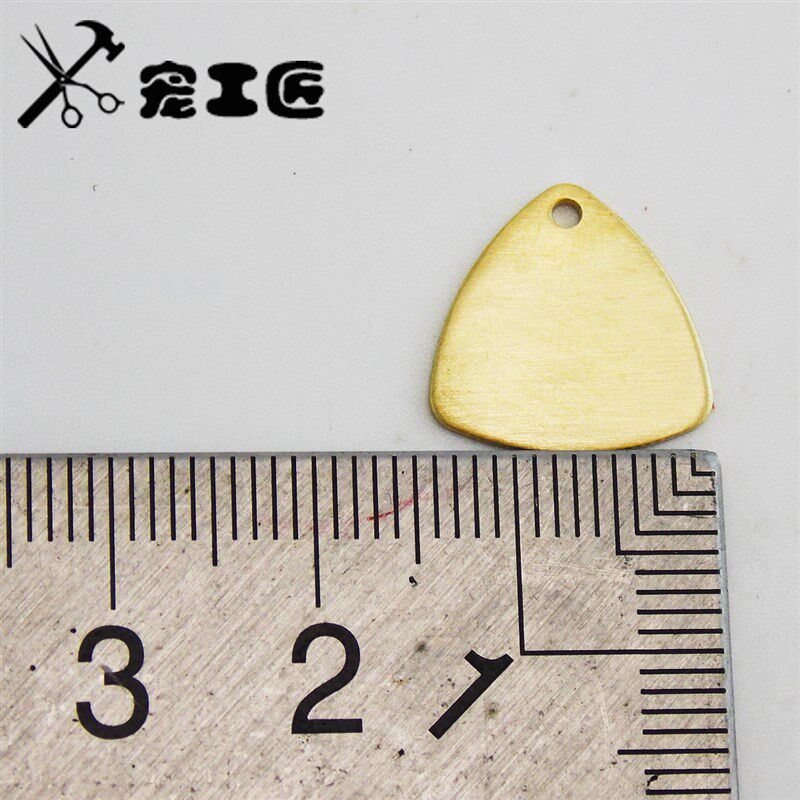 超小号定物牌超小型狗牌猫牌宠物挂牌吊牌铃铛宠制雕刻饰品黄铜牌