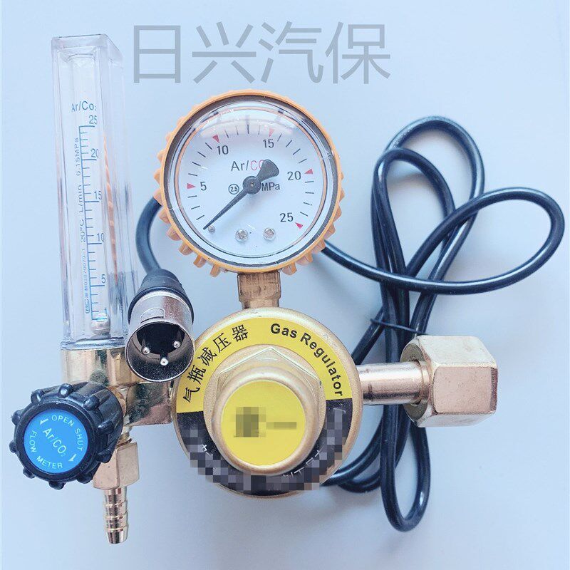 珠海飞鹰/新戴卡/威谱二保焊机加热减压表压力表阀CO2氧气表配件