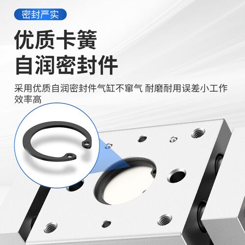 HFT爪阔型平行开手加长夹宽气动闭指气缸MHL2-10D16D20D25D32D1D2