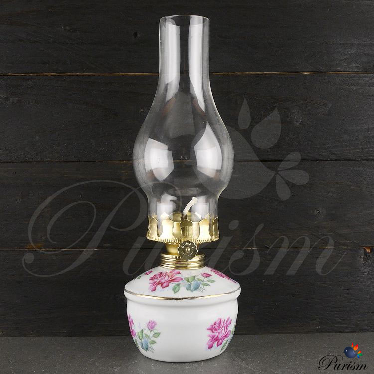 包孙22cm高复古怀灯陶瓷新居婚庆子邮灯佛灯台旧装饰长明煤油灯