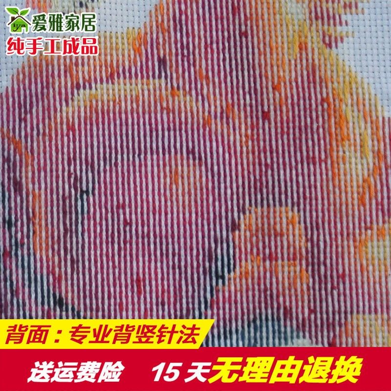 已绣好的八骏图十功绣成品纯字工马到成手出售客厅2021新款绣棉布