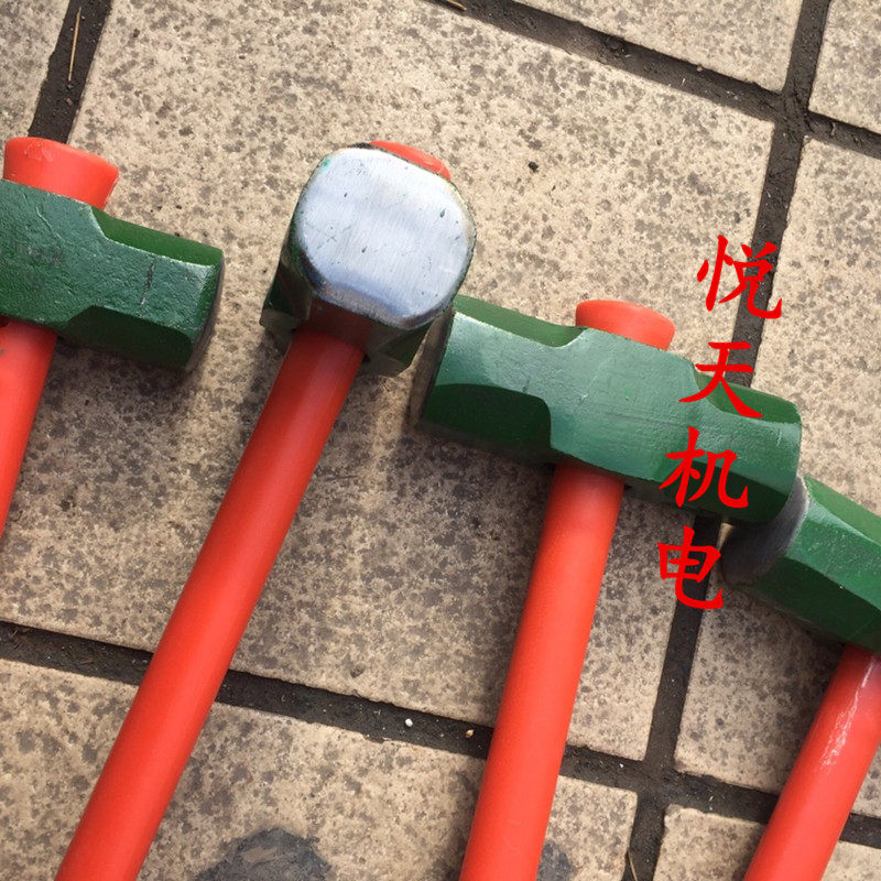 塑料柄大铁锤 防震八角锤 带把大锤 石头锤 装修锤 凿墙锤砸墙锤