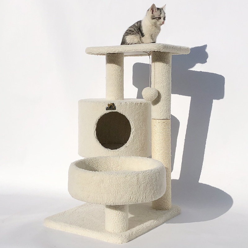 墨菡爬猫架小型猫窝猫跳台猫树猫爬架带窝猫咪用品猫咪跳板猫爬架