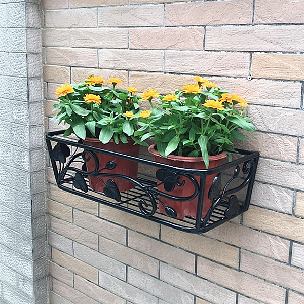 台阳壁挂式花架 挂萝 挂墙上 挂墙壁墙面花盆架 吊兰绿壁花篮架