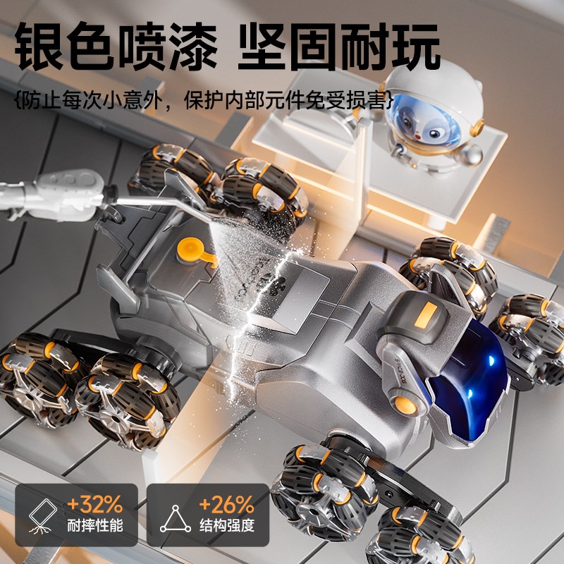 机动智能电器狗遥控车玩具儿童汽车男孩跨新年新物机械狗2025礼款
