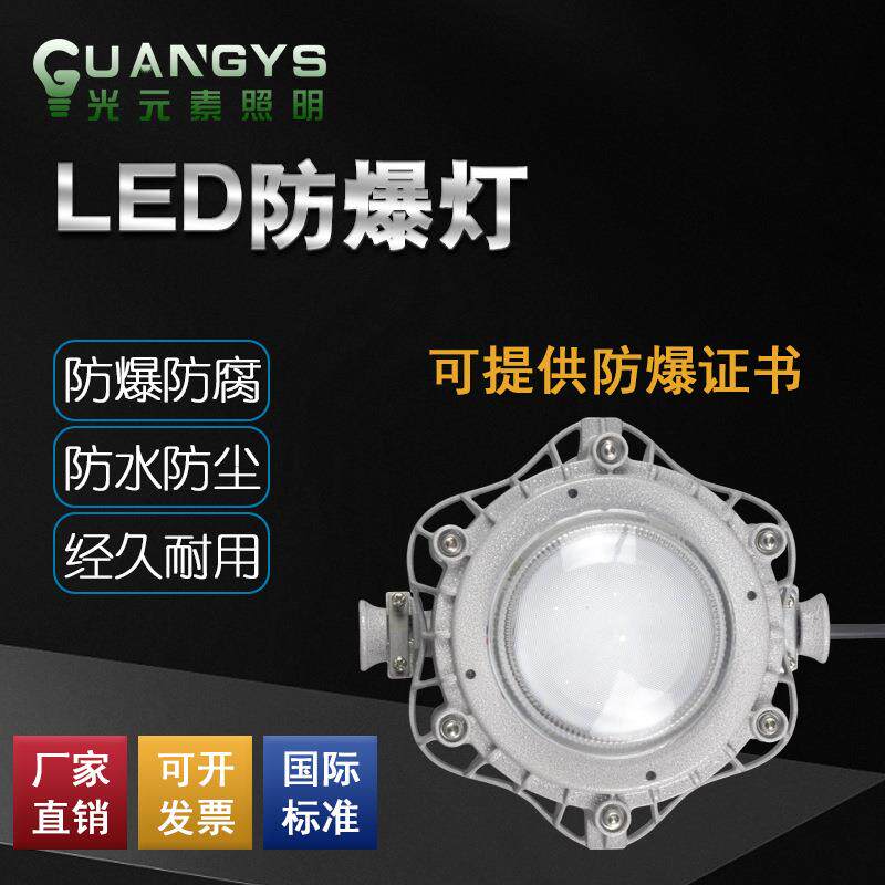 防爆灯50W泛光灯固定工业厂区100W投光灯石油化工应急LED隧照明灯