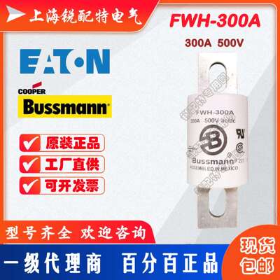 FWH-300A熔断器 500V 300A 巴斯曼BUSSMANN熔断器