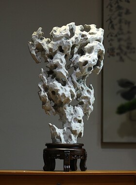 太湖石天然原石文房案头传统文化石客厅玄关装饰品民宿博古架摆件