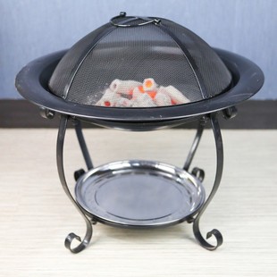 火炉冬天取暖器家用多功能柴火炉烤火盆碳火炉架炭炉烧烤架