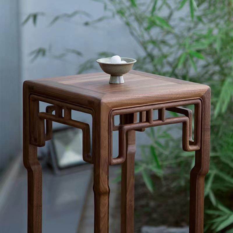 新中式北美黑胡木条案玄关案桌仿古简约现代供桌实木条几花架花几,鲜花速递/花卉仿真/绿植园艺,割草机/草坪机,淘宝优惠券,粉丝福利购,淘宝优惠卷