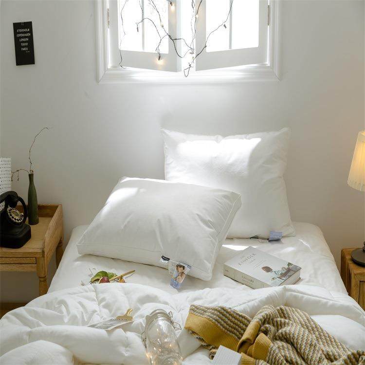 抗菌枕头护颈椎助睡眠家庭枕可水洗舒柔不塌陷不变形枕头单个装