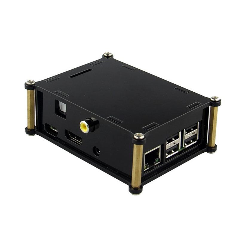 PI 2 / 3 HIFI DiGI 数字声卡 数字音频板 +黑色亚克力外壳