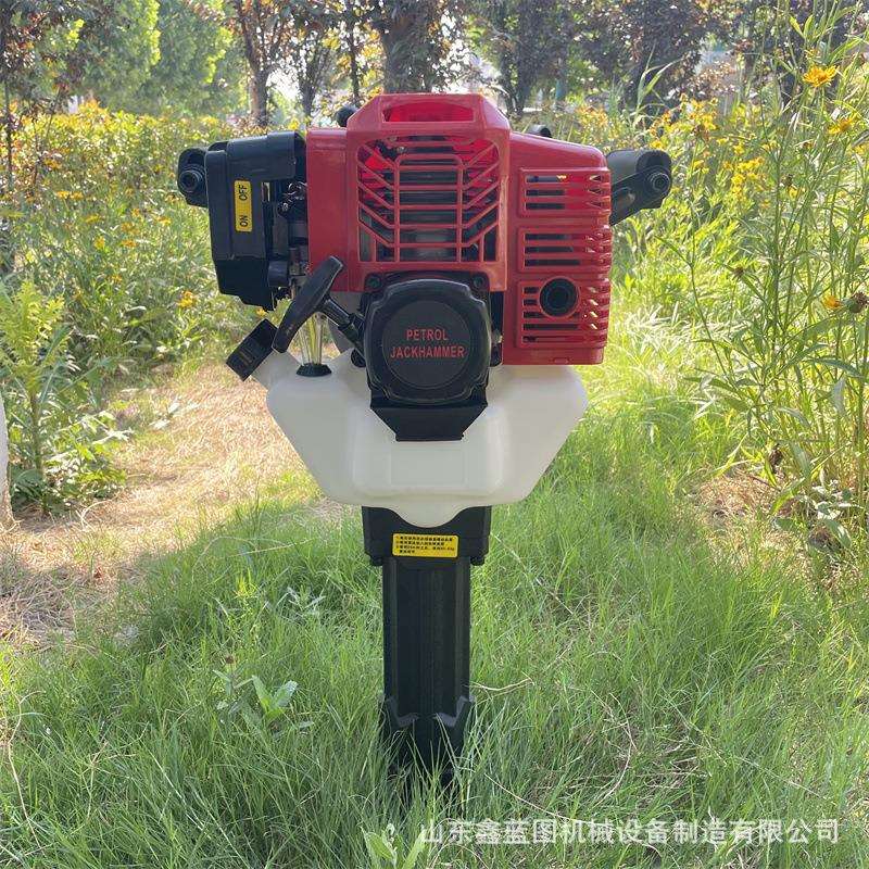 便携式手持汽油铲移树挖树机 汽油镐铲头两用园林小型起树机