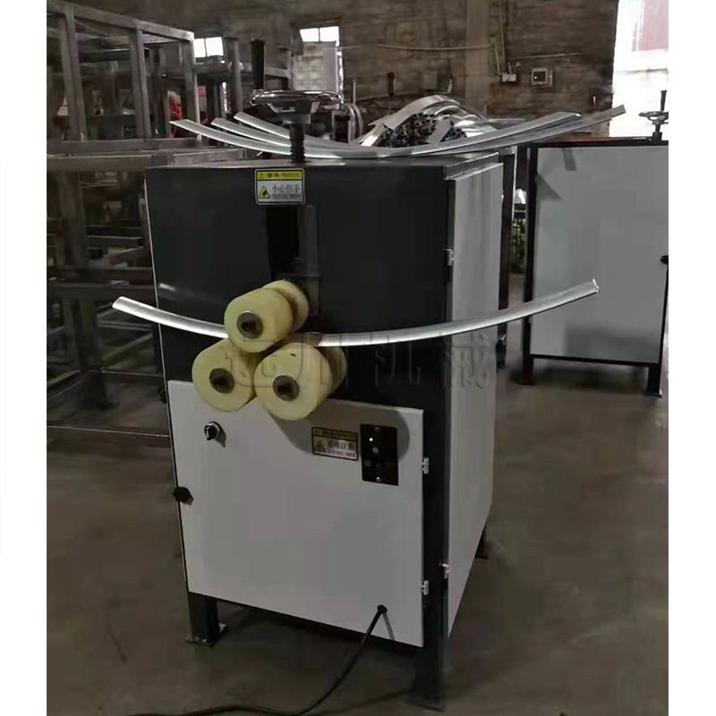 电动三轴卷圆机灯箱灯饰型材盘圆机广告行业铝型材滚圆机