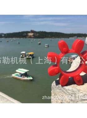 GR48聚氨酯 外径104 内径51瓣数8双南镗床油泵电机联轴器胶垫红色
