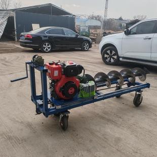 横向过路钻机路下穿管打眼平行式打洞自来水横穿边坡支护