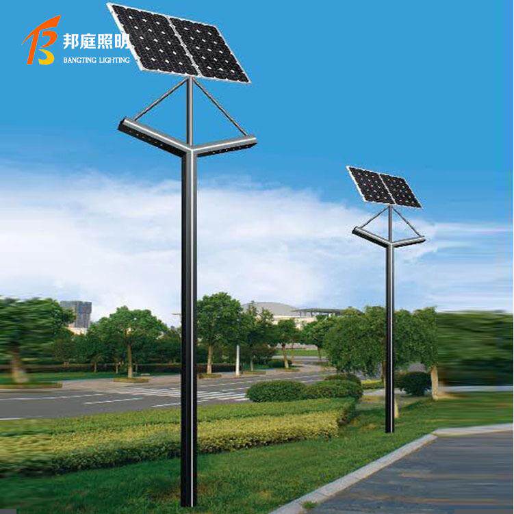 太阳能一体化路灯头户外灯大功率高亮别墅庭院灯智能光控感应路灯