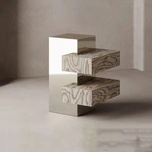 厂家创意床头柜边几茶几简约意式轻奢中纤板书房客厅书吧边几